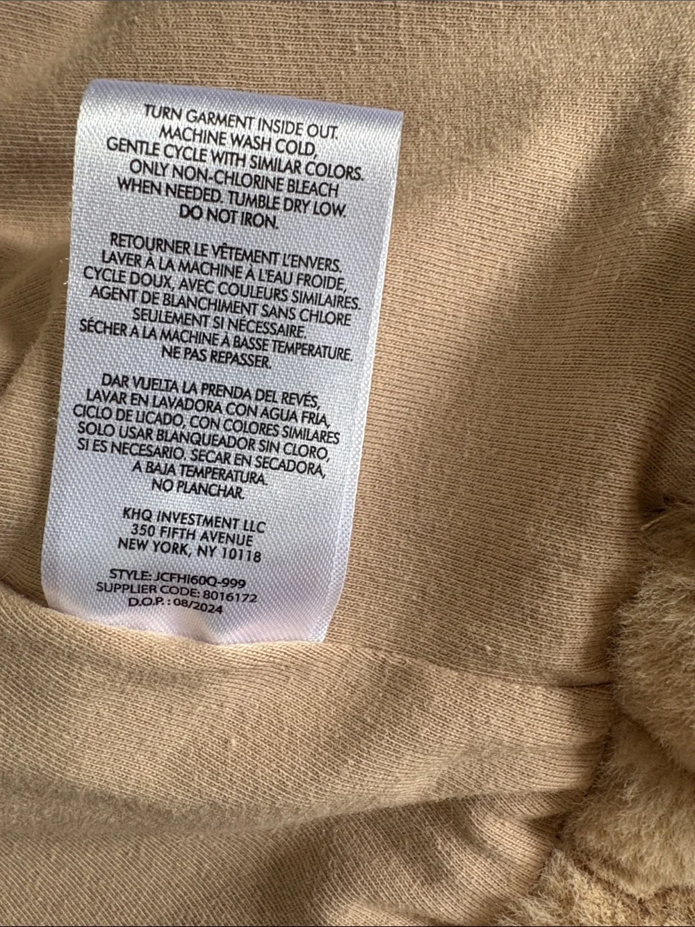 Juicy Couture 3T Matching Sets & Jacket- Tan, faux fur white, and animal print